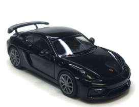 Porsche  - 718 Cayman GT4 (981) 2019 black - 1:87 - Minichamps - 870067601 - mc870067601 | Toms Modelautos