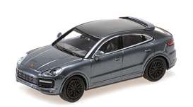 Porsche  - Cayenne Coupe 2019 grey metallic - 1:87 - Minichamps - 870069122 - mc870069122 | Toms Modelautos