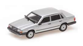 Volvo  - 740 GL 1986 silver - 1:87 - Minichamps - 870171702 - mc870171702 | Toms Modelautos