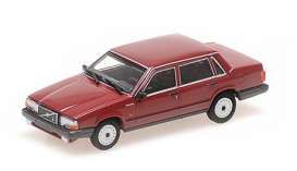 Volvo  - 740 GL 1986 dark red - 1:87 - Minichamps - 870171702 - mc870171704 | Toms Modelautos