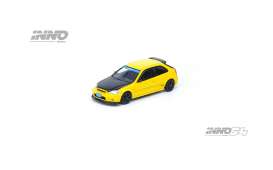 Honda  - Civic Type R EK9 *Spoon Sport* yellow/black - 1:64 - Inno Models - in64-EK9-YLSP - in64EK9-YLSP | Toms Modelautos