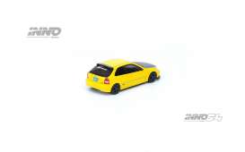 Honda  - Civic Type R EK9 *Spoon Sport* yellow/black - 1:64 - Inno Models - in64-EK9-YLSP - in64EK9-YLSP | Toms Modelautos