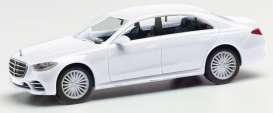 Mercedes Benz  - S-Class white - 1:87 - Herpa - H420907-002 - herpa420907-002 | Toms Modelautos