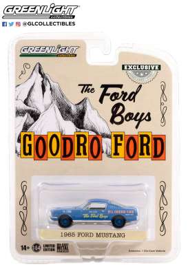 Ford Mustang - 1965 blue - 1:64 - GreenLight - 30366 - gl30366 | Toms Modelautos