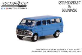 Ford  - Club Wagon 1972 blue - 1:64 - GreenLight - 44955E - gl44955E | Toms Modelautos