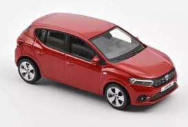 Dacia  - Sandero 2021 red - 1:43 - Norev - 509021 - nor509021 | Toms Modelautos