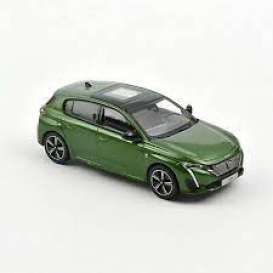 Peugeot  - 308 GT 2021 green - 1:43 - Norev - 473930 - nor473930 | Toms Modelautos