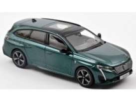 Peugeot  - 308 SW GT 2021 green/blue - 1:43 - Norev - 473935 - nor473935 | Toms Modelautos