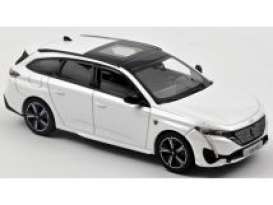 Peugeot  - 308 SW GT 2021 white - 1:43 - Norev - 473937 - nor473937 | Toms Modelautos