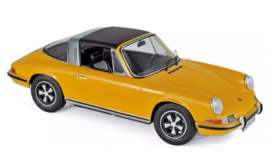 Porsche  - 911 E Targa 1969 yellow - 1:18 - Norev - 187643 - nor187643 | Toms Modelautos