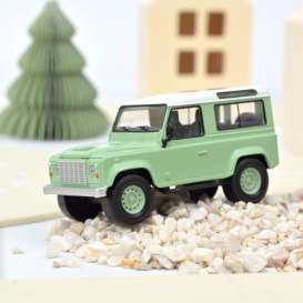 Land Rover  - Defender 1995 green/white - 1:43 - Norev - 845106 - nor845106 | Toms Modelautos