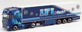 Daf  - XF SSC  blue/white - 1:87 - Herpa - H313261 - herpa313261 | Toms Modelautos