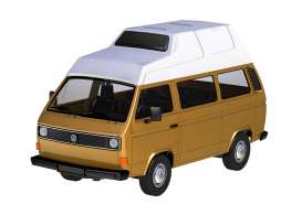 Volkswagen  - Type 2 (T3) Camper Van brown/white - 1:24 - Motor Max - 79594 - mmax79594 | Toms Modelautos