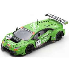 Lamborghini  - Huracan GT3 2018 green - 1:43 - Spark - SB307 - spaSB307 | Toms Modelautos