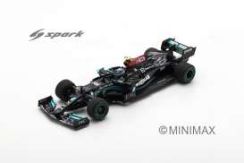 Mercedes Benz  - W12 E 2021 black/silver/turquoise - 1:43 - Spark - S7681 - spas7681 | Toms Modelautos