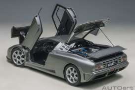 Bugatti  - EB110 SS grey metallic - 1:18 - AutoArt - 70916 - autoart70916 | Toms Modelautos