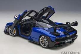 McLaren  - Senna blue - 1:18 - AutoArt - 76079 - autoart76079 | Toms Modelautos