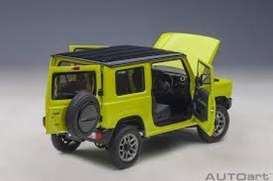 Suzuki  - Jimny yellow with black roof - 1:18 - AutoArt - 78501 - autoart78501 | Toms Modelautos