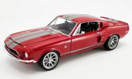 Shelby  - GT500  1968 red/grey - 1:18 - Acme Diecast - 1801850 - acme1801850 | Toms Modelautos