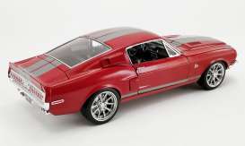 Shelby  - GT500  1968 red/grey - 1:18 - Acme Diecast - 1801850 - acme1801850 | Toms Modelautos