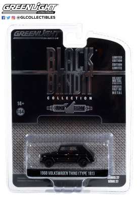 Volkswagen  - Thing Type 181 1968 black - 1:64 - GreenLight - 28110C - gl28110C | Toms Modelautos