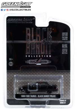 Ford  - Taurus 1988 black - 1:64 - GreenLight - 28110F - gl28110F | Toms Modelautos