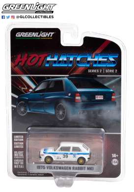 Volkswagen - Rabbit 1975 white/blue - 1:64 - GreenLight - 63020B - gl63020B | Toms Modelautos Volkswagen - Rabbit 1975 white/blue - 1:64 - GreenLight - 63020B - gl63020B | Toms Modelautos