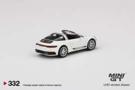 Porsche  - 911 Targa 4S white - 1:64 - Mini GT - 00332-L - MGT00332lhd | Toms Modelautos