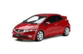 Honda  - Civic Type R 2009 red - 1:18 - OttOmobile Miniatures - OT376 - otto376 | Toms Modelautos