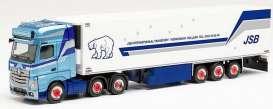 Mercedes Benz  - Actros white/blue - 1:87 - Herpa Trucks - H314312 - herpa314312 | Toms Modelautos