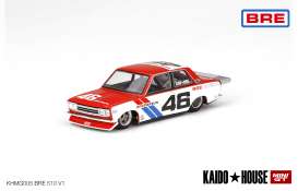 Datsun  - 510 Pro Street Kaido House red/white/blue - 1:64 - Mini GT - KHMG005 - MGTKHMG005 | Toms Modelautos