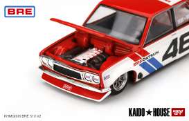 Datsun  - 510 Pro Street Kaido House red/white/blue - 1:64 - Mini GT - KHMG006 - MGTKHMG006 | Toms Modelautos