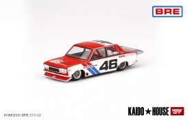 Datsun  - 510 Pro Street Kaido House red/white/blue - 1:64 - Mini GT - KHMG006 - MGTKHMG006 | Toms Modelautos