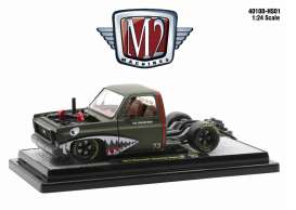 Chevrolet  - Cheyenne Super 10 1973 green - 1:24 - M2 Machines - 40100-HS01 - M2-40100HS01 | Toms Modelautos