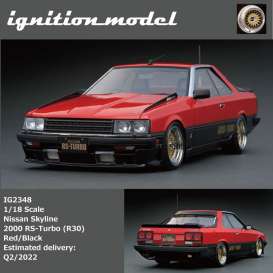 Nissan  - Skyline 2000 red/black - 1:18 - Ignition - IG2348 - IG2348 | Toms Modelautos