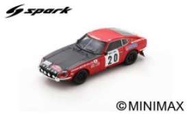 Datsun  - 240 Z 1972 red/black - 1:43 - Spark - s6284 - spas6284 | Toms Modelautos