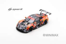 Porsche  - 911 RSR 19 2021 black/orange/silver - 1:18 - Spark - 18S707 - spa18S707 | Toms Modelautos