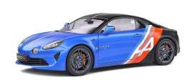 Renault Alpine - A110 2021 blue/black/orange - 1:18 - Solido - 1801615 - soli1801615 | Toms Modelautos