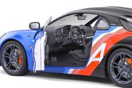 Renault Alpine - A110 2021 blue/black/orange - 1:18 - Solido - 1801615 - soli1801615 | Toms Modelautos
