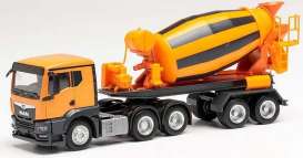 MAN  - TGS TN orange - 1:87 - Herpa Trucks - H314640 - herpa314640 | Toms Modelautos