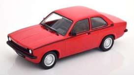 Opel  - Kadett C 1976 red/black - 1:18 - KK - Scale - 180672 - kkdc180672 | Toms Modelautos