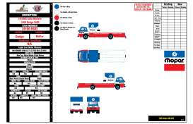 Dodge  - L600 1966 blue/white/red - 1:64 - M2 Machines - 39100HS02 - M2-39100HS02 | Toms Modelautos