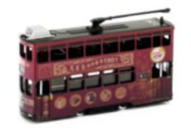 Hong Kong Tram  - MA PAK LEUNG brown/red - 1:120 - Tiny Toys - ATC64612 - tinyATC64612 | Toms Modelautos