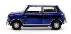 Mini Cooper - MK1 chrome blue - 1:50 - Tiny Toys - ATC65013 - tinyATC65013 | Toms Modelautos