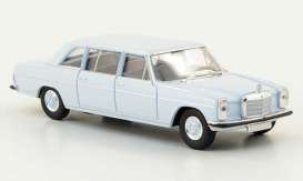 Mercedes Benz  - 220D light blue - 1:87 - Brekina - BRE13403 - brek13403 | Toms Modelautos