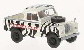 Land Rover  - 88 black/white - 1:87 - Brekina - BRE13862 - brek13862 | Toms Modelautos