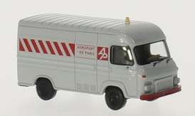 Saviem  - SG2 white/red - 1:87 - Brekina - BRE14616 - brek14616 | Toms Modelautos