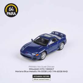 Mitsubishi  - 3000 GT blue metallic - 1:64 - Para64 - 55138L - pa55138L | Toms Modelautos