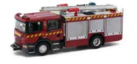 Scania  - Fire service red - 1:76 - Tiny Toys - ATC65111 - tinyATC65111 | Toms Modelautos