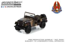 Jeep  - CJ-7 1981 camouflage - 1:64 - GreenLight - 44965E - gl44965E | Toms Modelautos